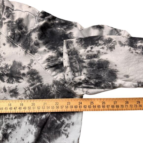 LOGO by Lori Goldstein Women’s Tie Dyed Print Blue Gray T-Shirt Cardigan Top 2X - Picture 13 of 13